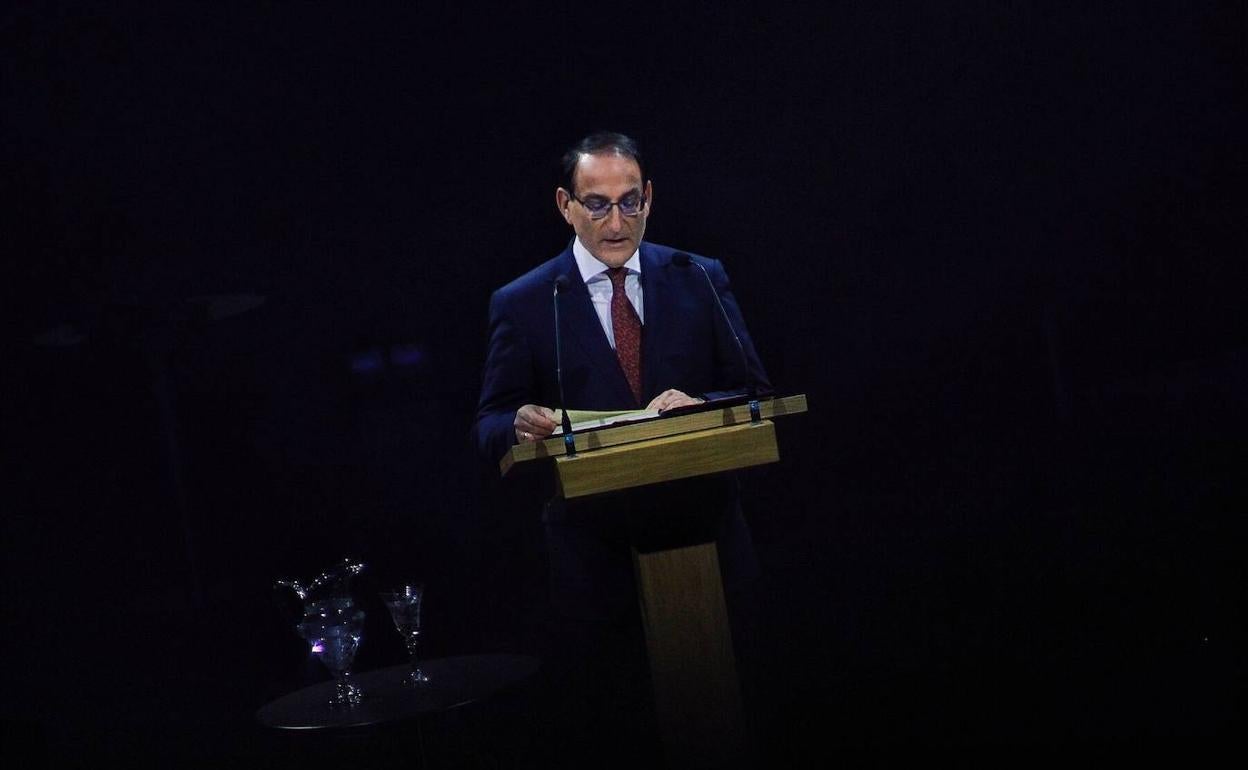 González de Lara, durante su intervención. 