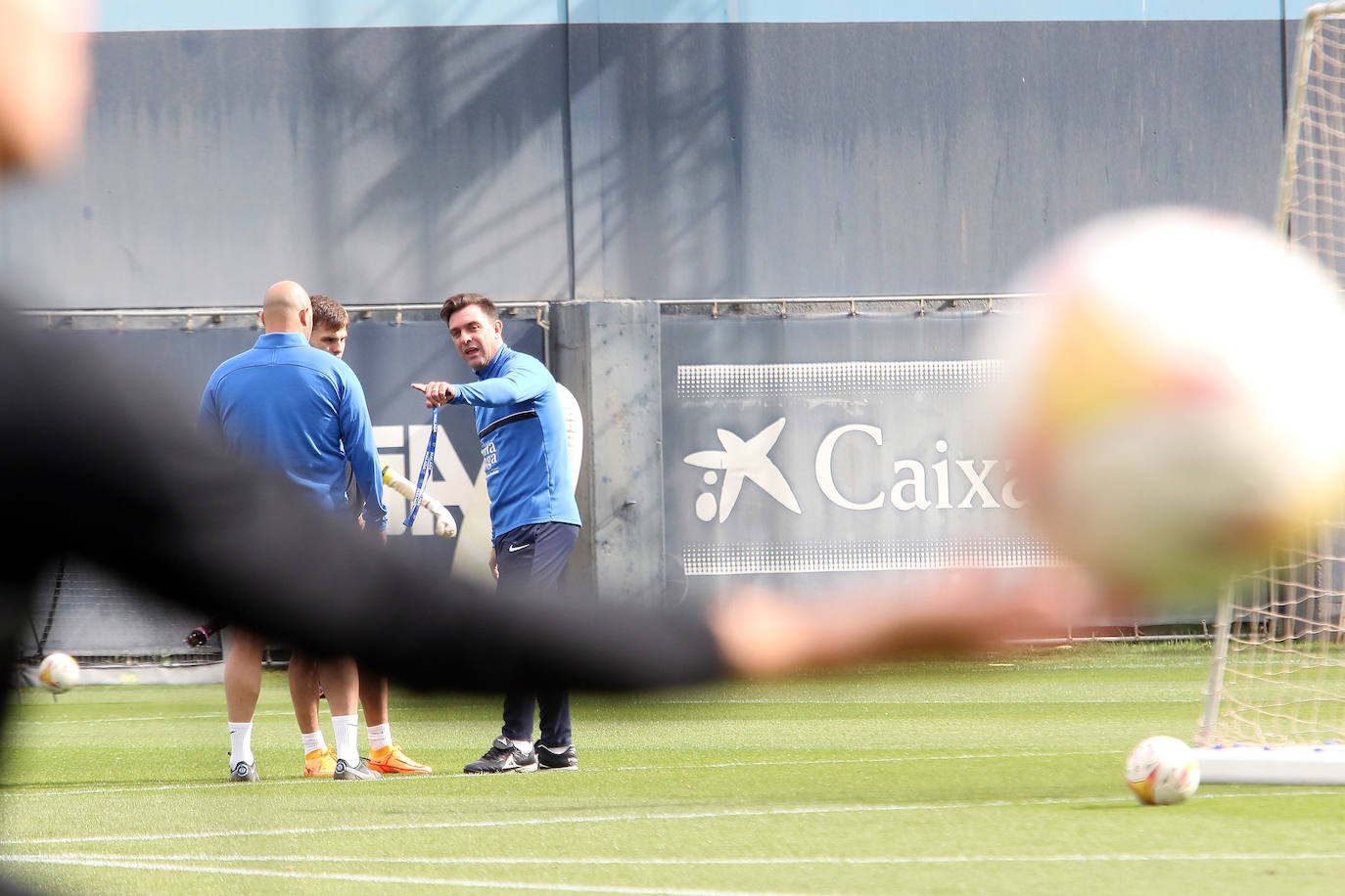 Dirige su primera sesión de entrenamiento con el equipo blanquiazul en busca de un revulsivo que pueda dejar atrás la mala racha de resultados