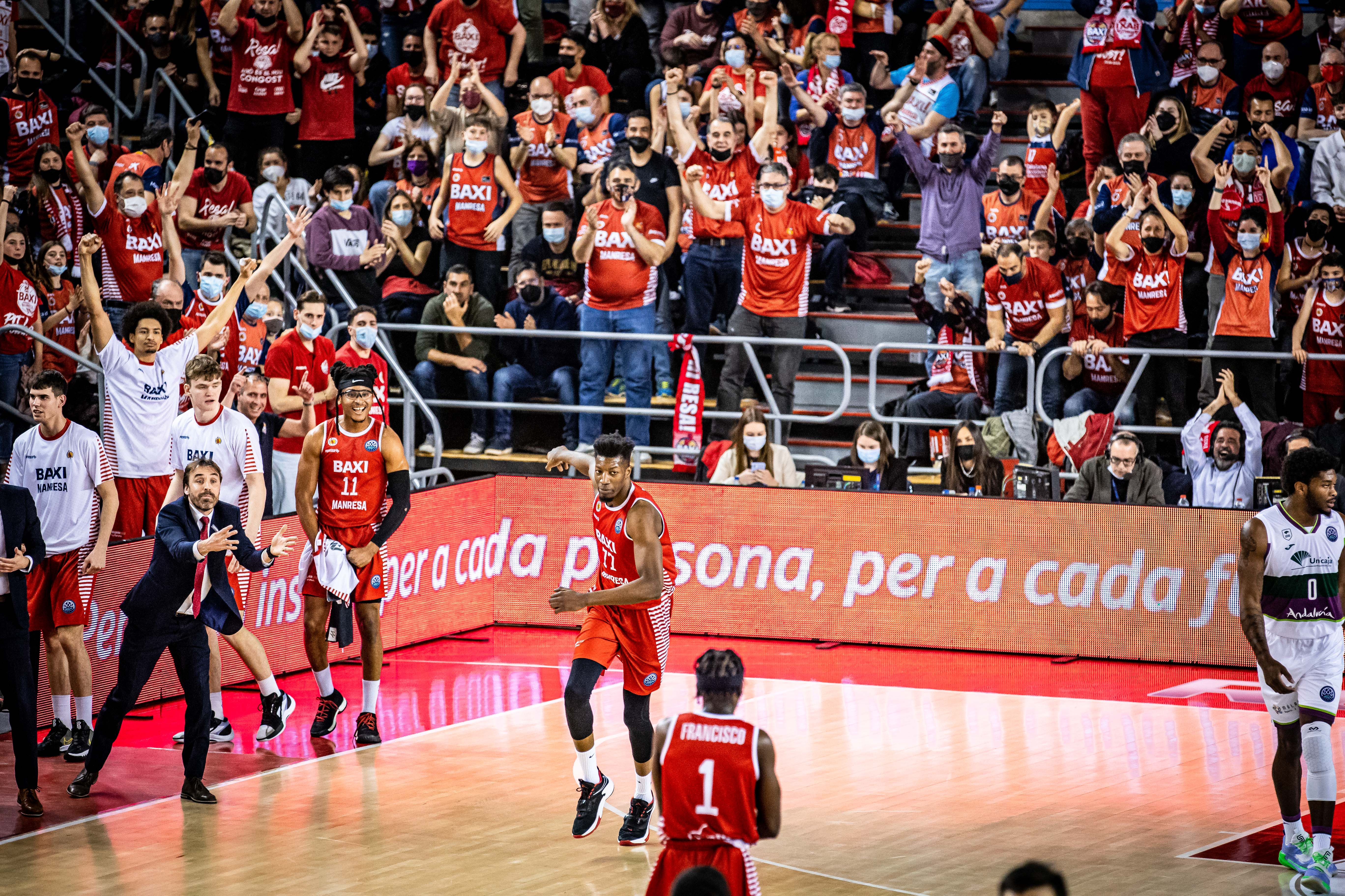 Fotos: El Manresa-Unicaja, en imágenes