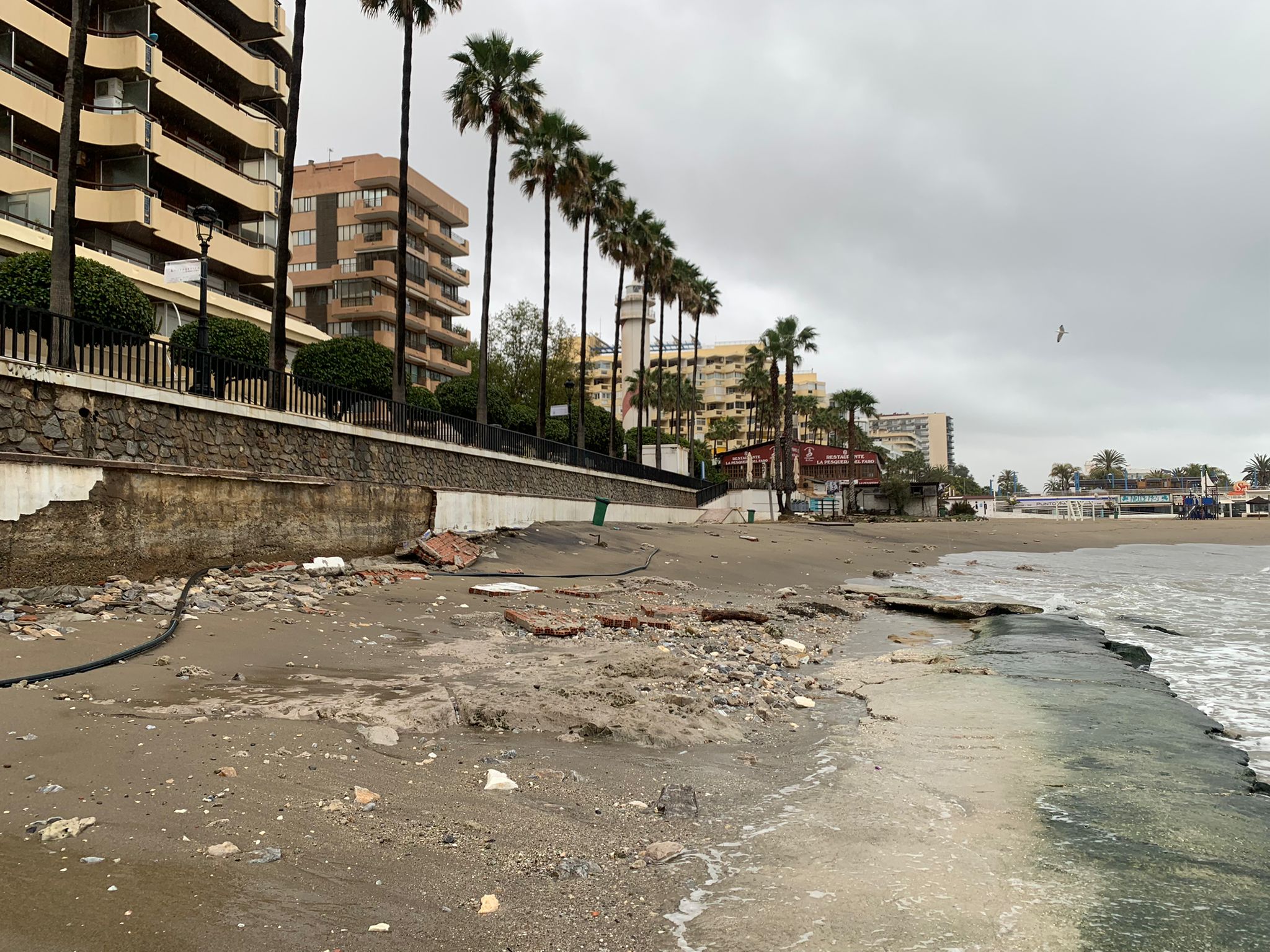 Playa El Faro, en Marbella.