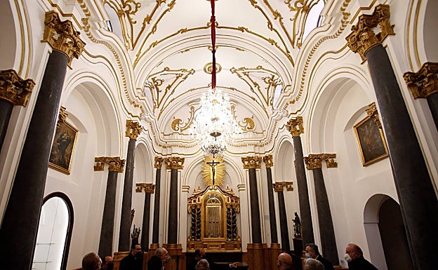 Aspecto de la sacristía del templo, que ha ganado exponencialmente en belleza. 