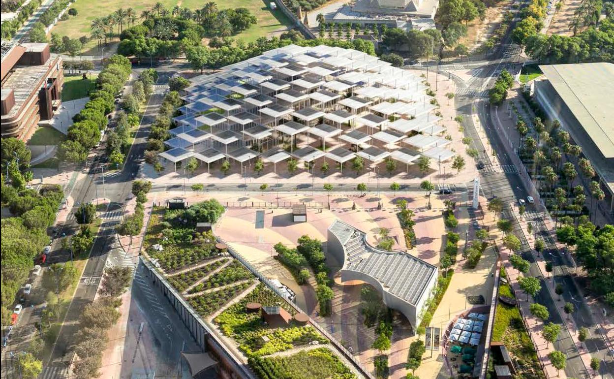 El estudio de arquitectura malagueño HCP participa en el proyecto de un centro europeo en Sevilla