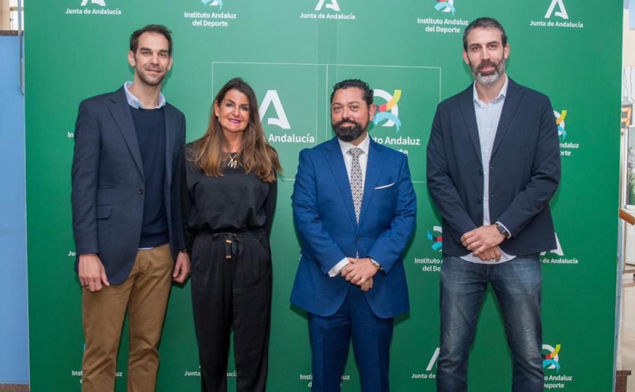 José Manuel Calderón, Tamika Tremaglio, José María Arrabal y Berni Rodríguez. 