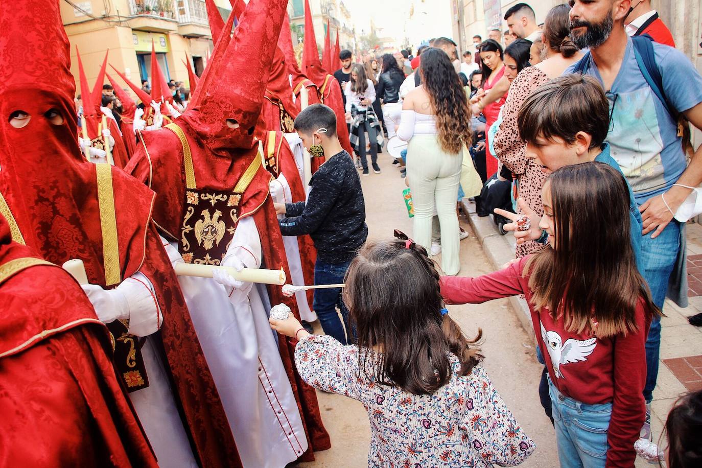 Prendimiento, a su paso por la Tribuna de los Pobres