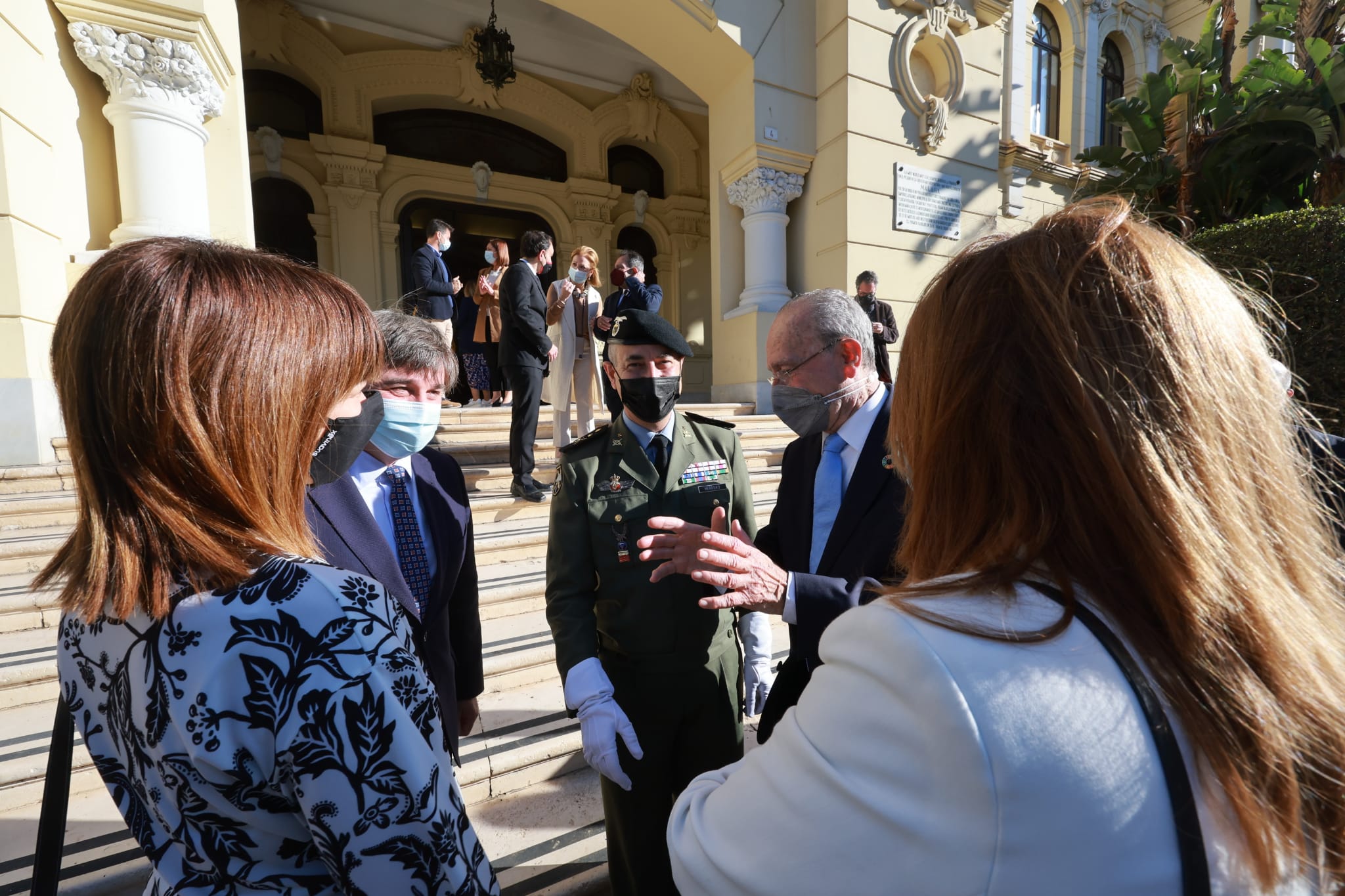Desfile de la Brigada Paracaidista antes del desfile con Fusionadas este miércoles Santo