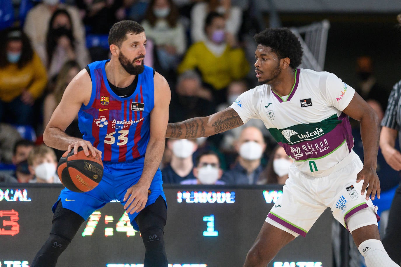 Fotos: El Barcelona-Unicaja de baloncesto, en imágenes