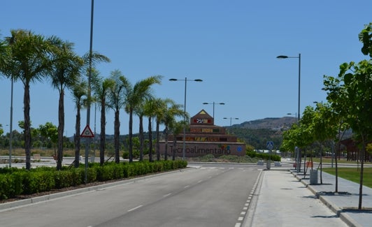 Imagen de archivo de uno de los viales del Parque Tecnoalimentario. 