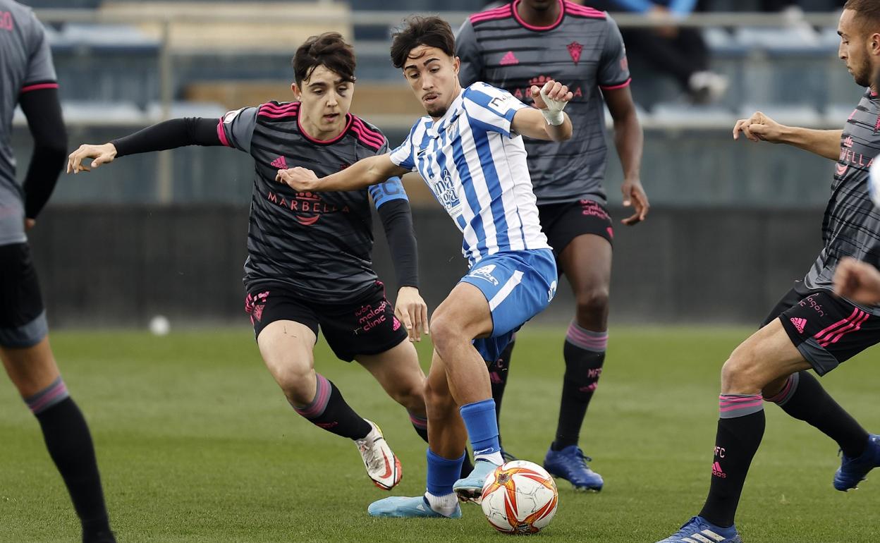 Imagen del encuentro entre el Malagueño y el Marbella esta temporada en fase regular.