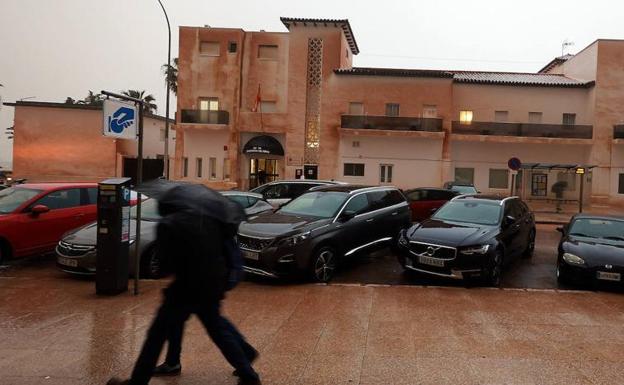 La calima tiñó de rojo buena parte de Málaga hace semanas. 