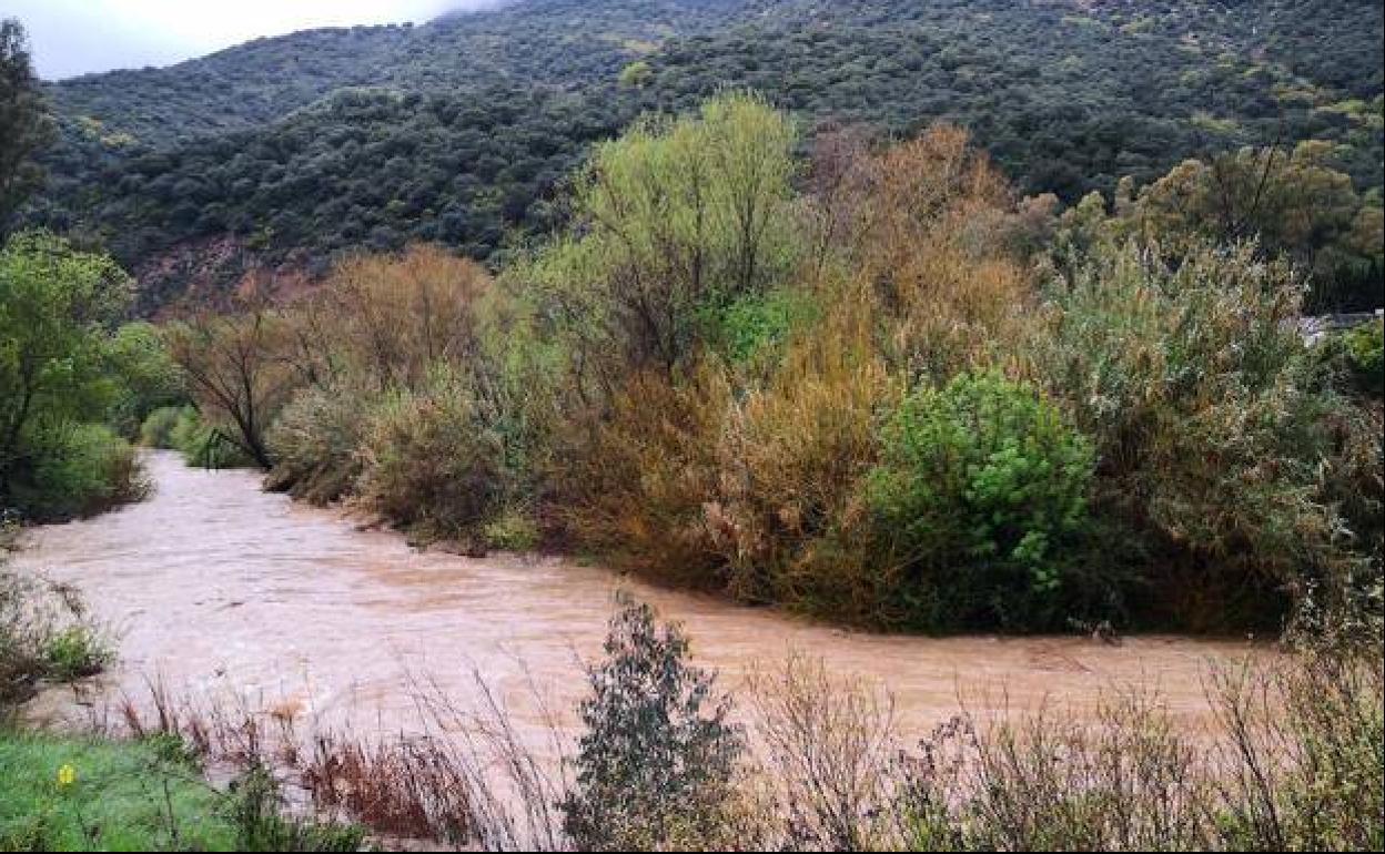 Una parte del Guadiaro. 