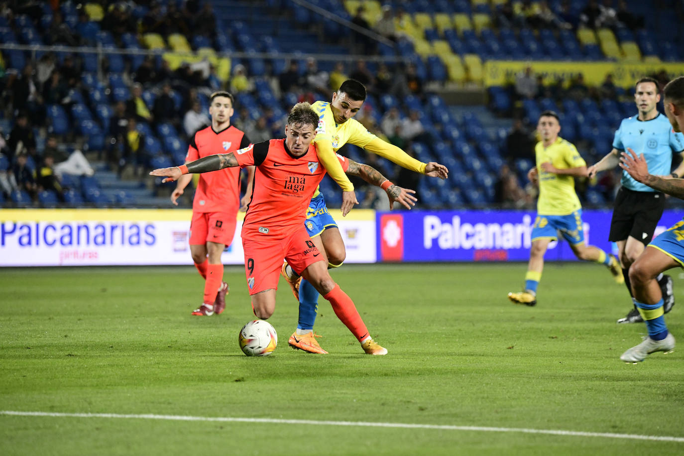 El Málaga no pudo traerse los tres puntos de Las Palmas. 