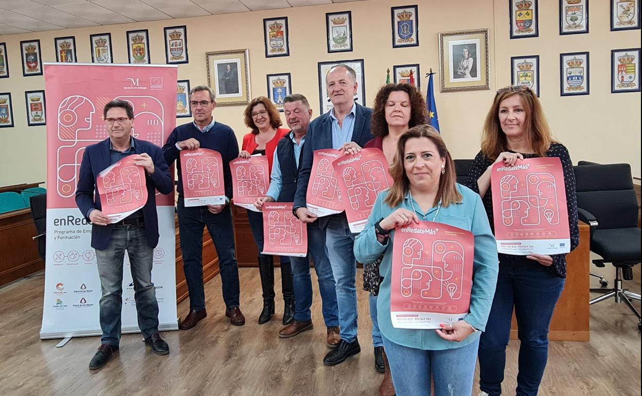 Acto de presentación de la iniciativa, este martes en la Mancomunidad Oriental. 