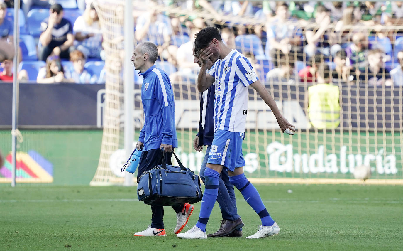 Hubo ambiente de excepción, con 21.834 espectadores en La Rosaleda 