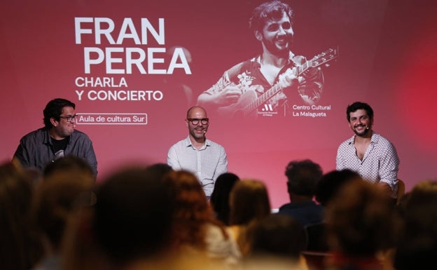 Imagen principal - Momentos del Aula de Cultura de ayer, en el Centro Cultural La Malagueta. 