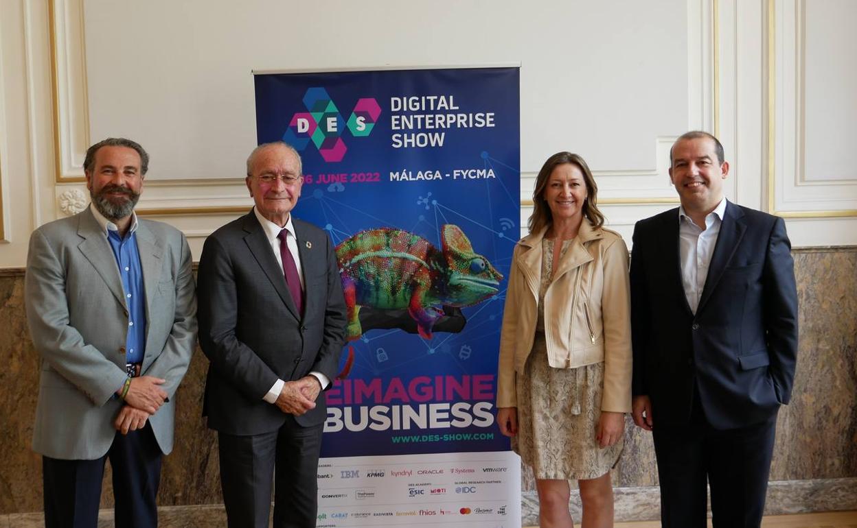 Nacho Villoch, Francisco de la Torre, Sandra Infante y Albert Planas han presentado DES2022. 