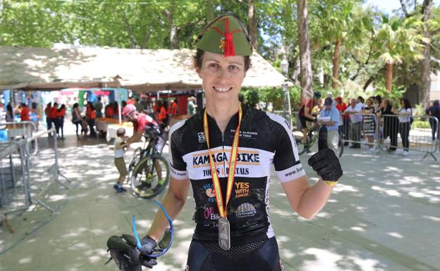 Rocío Rojas, ganadora en MTB en 2019, que no participará este año al tener otra cita deportiva. 