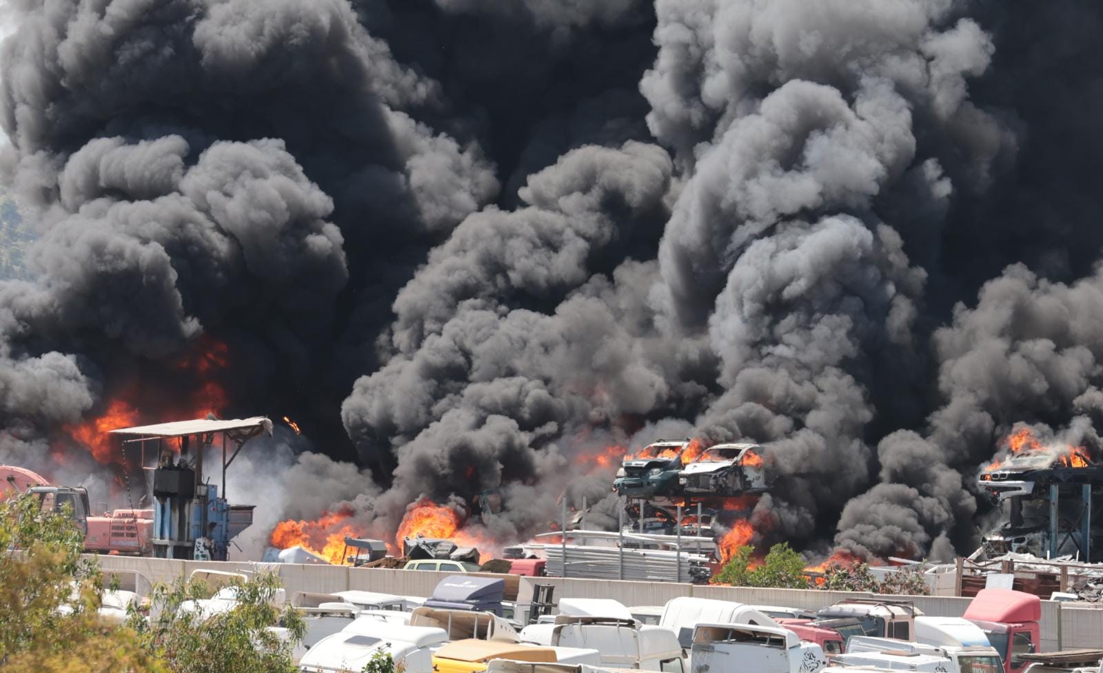 La imagen ha desatado la alerta entre los malagueños, que han realizado multitud de llamadas a los servicios de emergencias