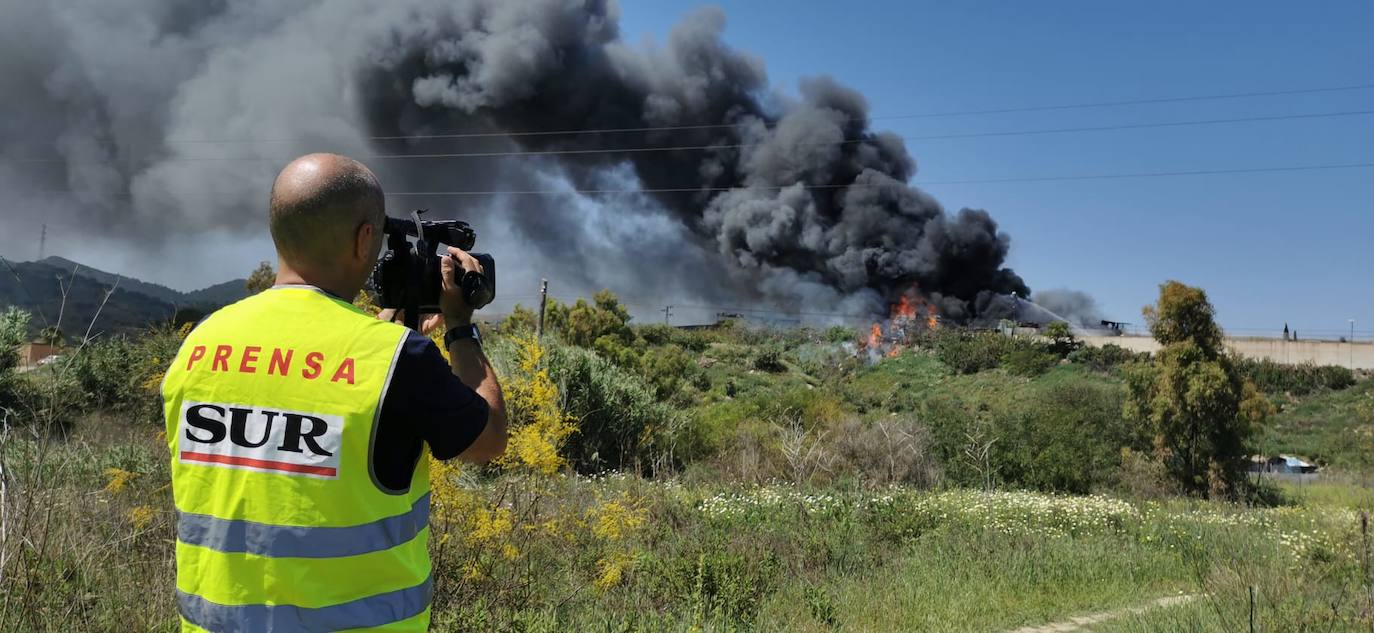 La imagen ha desatado la alerta entre los malagueños, que han realizado multitud de llamadas a los servicios de emergencias