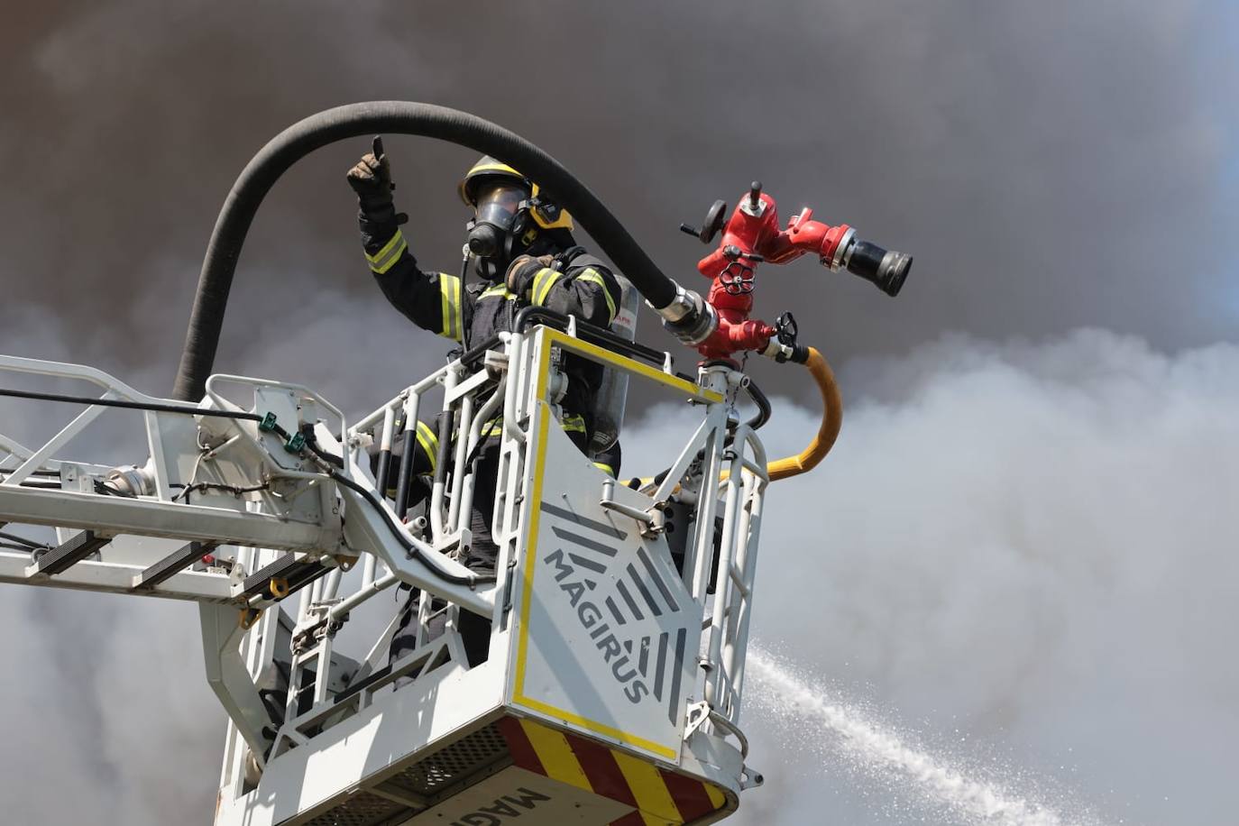 La imagen ha desatado la alerta entre los malagueños, que han realizado multitud de llamadas a los servicios de emergencias