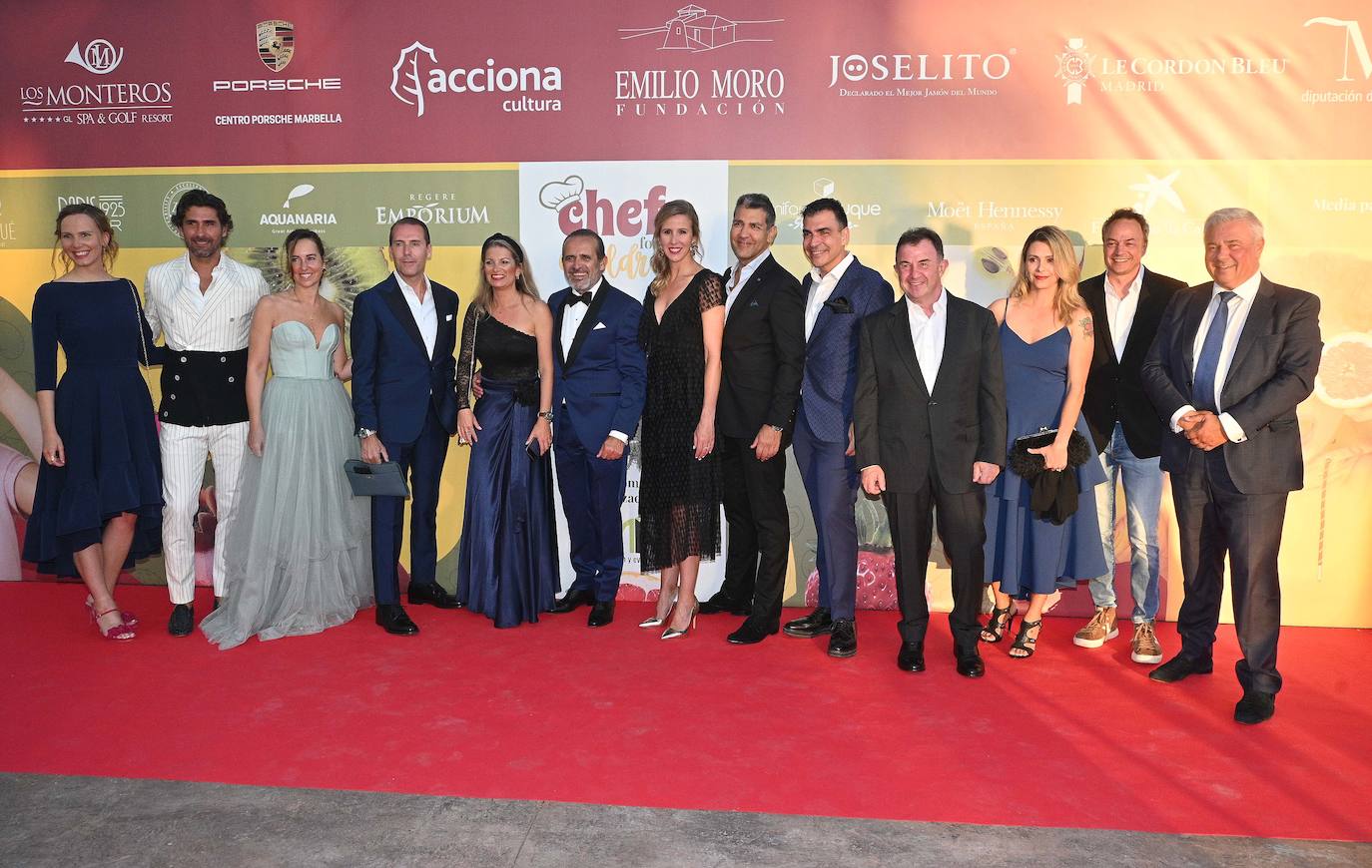 Los chefs malagueños con estrella Michelin han sido los encargados de preparar un menú de ocho pases con los mejores productos 