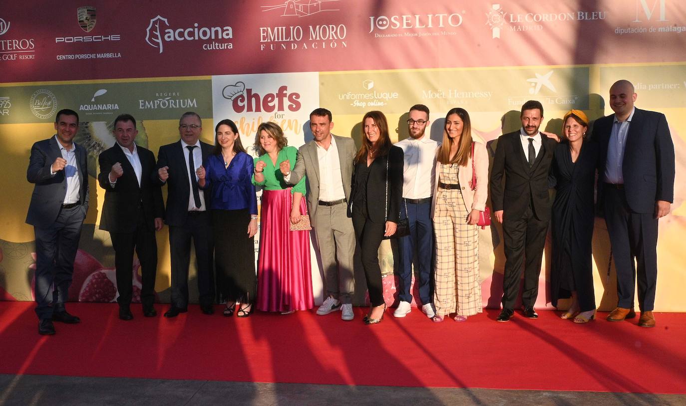 Los chefs malagueños con estrella Michelin han sido los encargados de preparar un menú de ocho pases con los mejores productos 