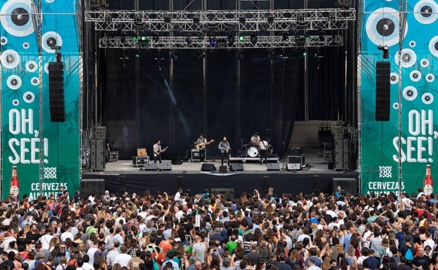 Vista de una edición anterior del Oh See Festival, en el Auditorio. 