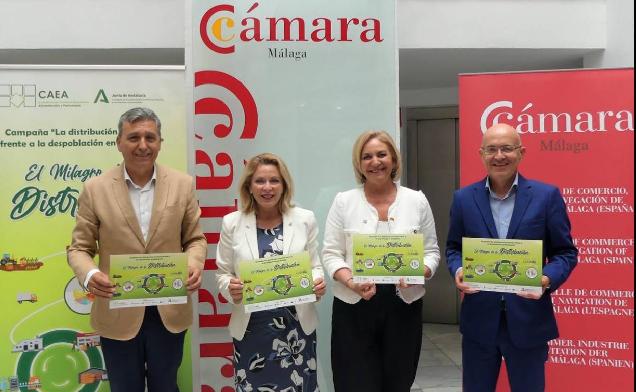 Sergio Cuberos, Carmen Sánchez, Leonor García-Agua y Álvaro González Zafra. 