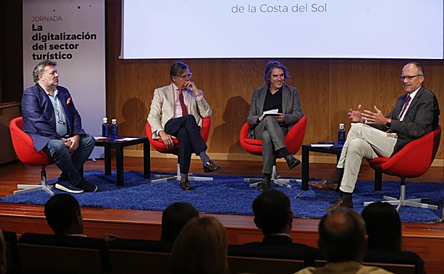 Ginés de Biedma, José Carlos Escribano, Enrique Navarro y José Luque. 