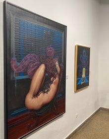 Imagen secundaria 2 - Tres imágenes de la muestra inaugurada este viernes en la sala del convento de San Francisco. 