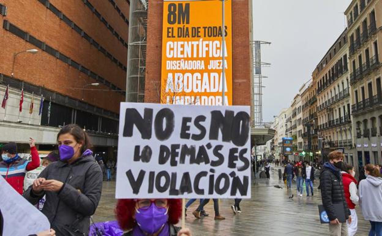 Una protesta feminista.