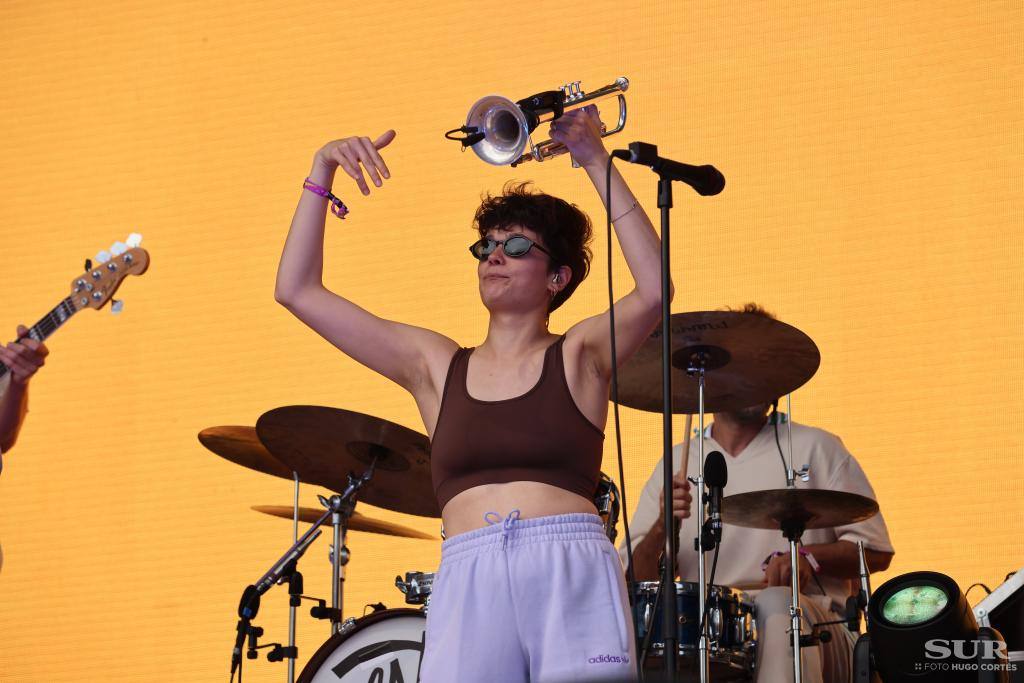 Ginebras y Nil Moliner, durante su actuación del sábado