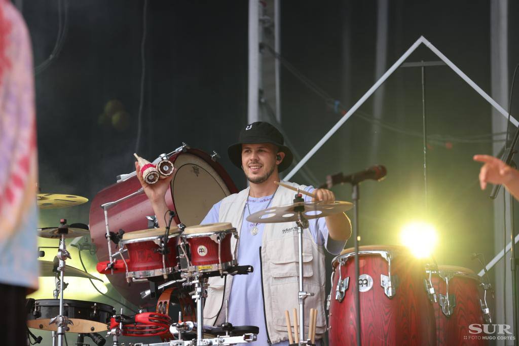 Ginebras y Nil Moliner, durante su actuación del sábado