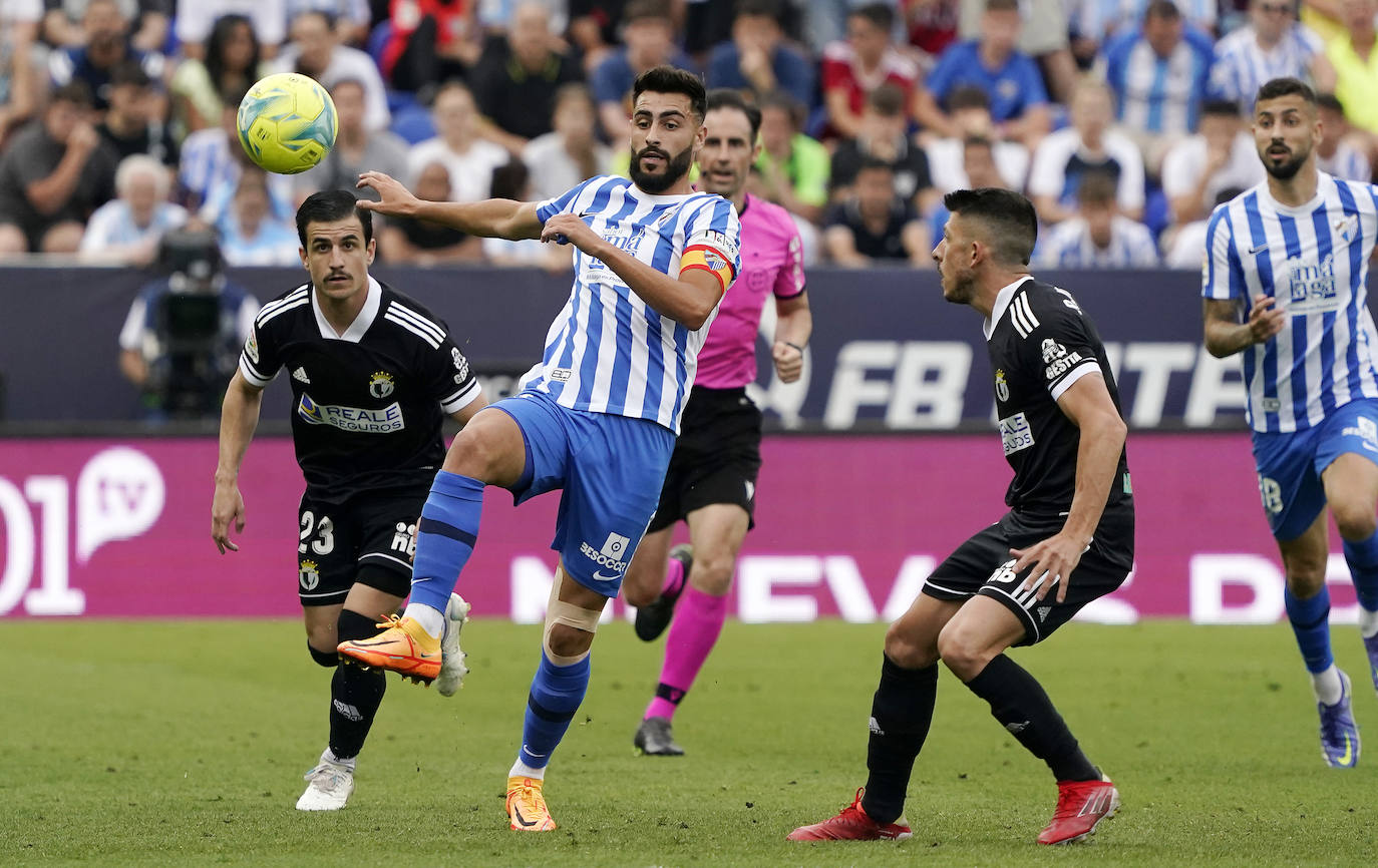 El Málaga pierde con el Burgos en La Rosaleda 