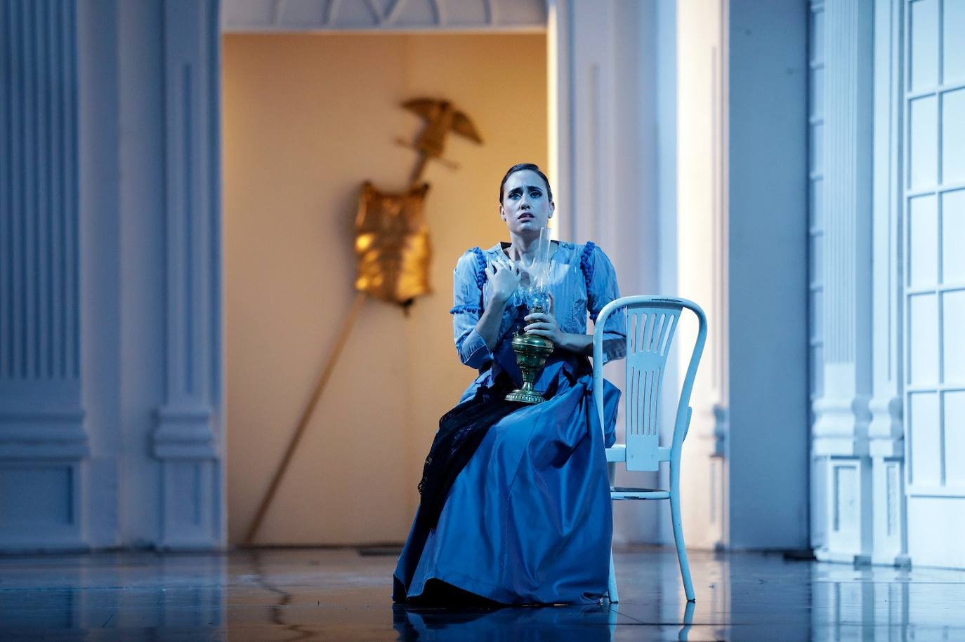 Ensayos de Il Trovatore en el Cervantes. 