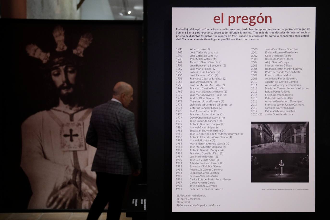 La última exposición por el centenario de la Agrupación de Cofradías podrá visitarse hasta finales de julio. 