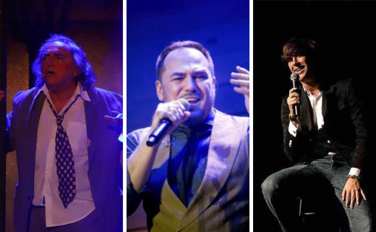 'El Selu', Ismael Serrano y Manuel Lombo. 