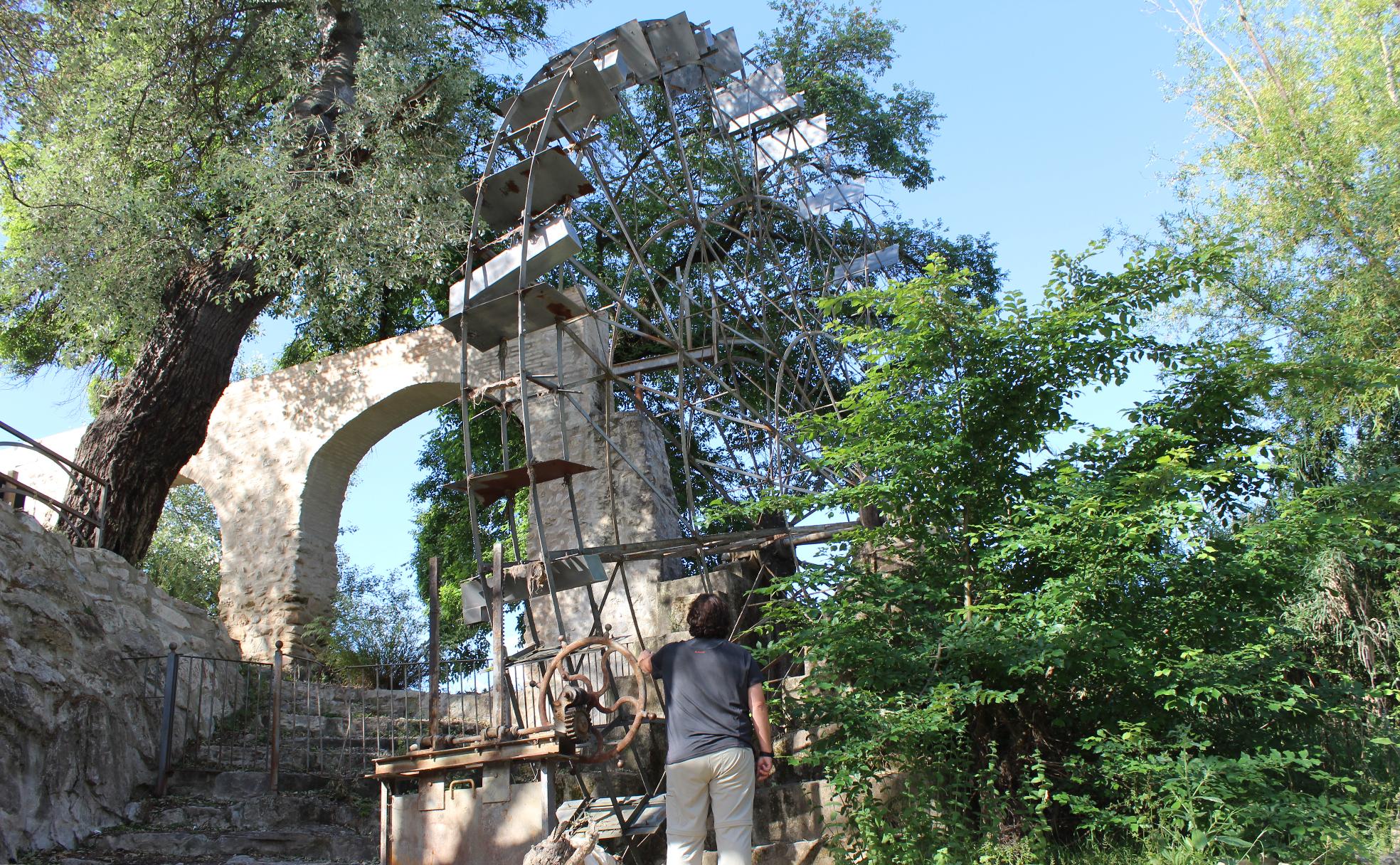 Noria de la Agusadera, en Cuevas Bajas.