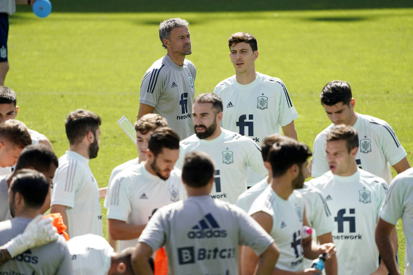 Fotos: El entrenamiento de la selección española en La Rosaleda en imágenes