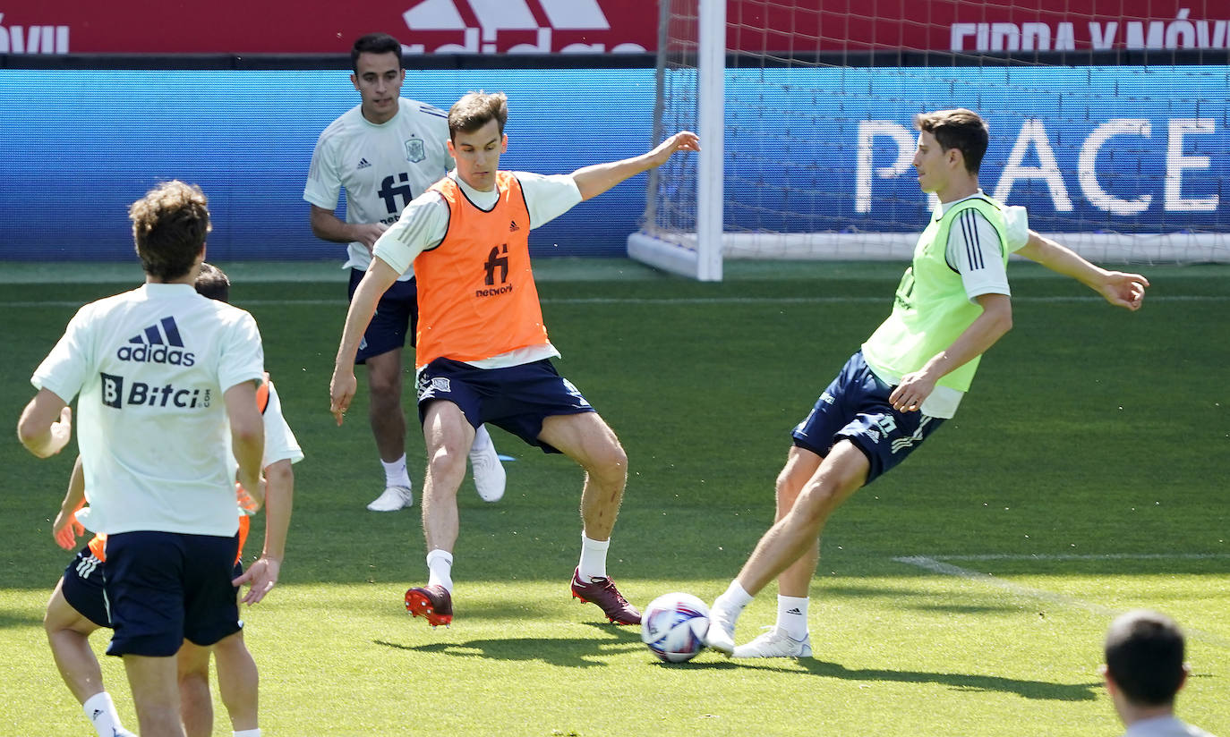 Fotos: El entrenamiento de la selección española en La Rosaleda en imágenes