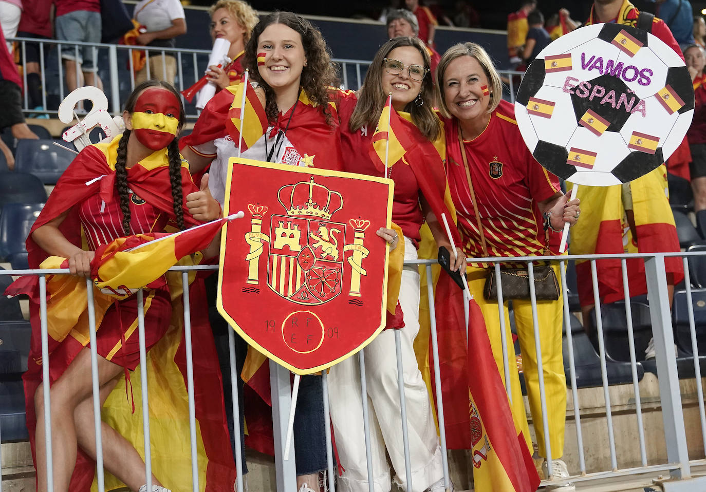 La Rosaleda, llena para ver a La Roja en este partido de Liga de Naciones