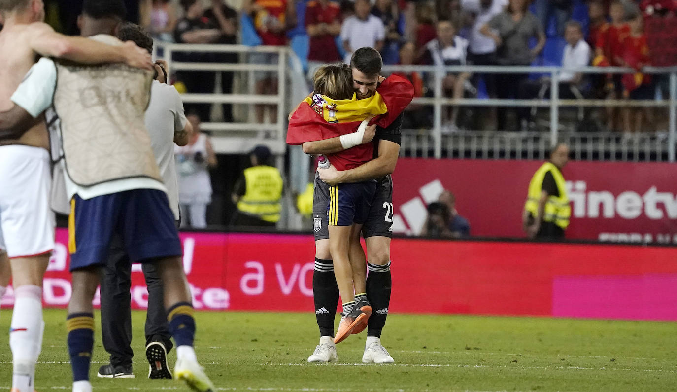 La Rosaleda, llena para ver a La Roja en este partido de Liga de Naciones