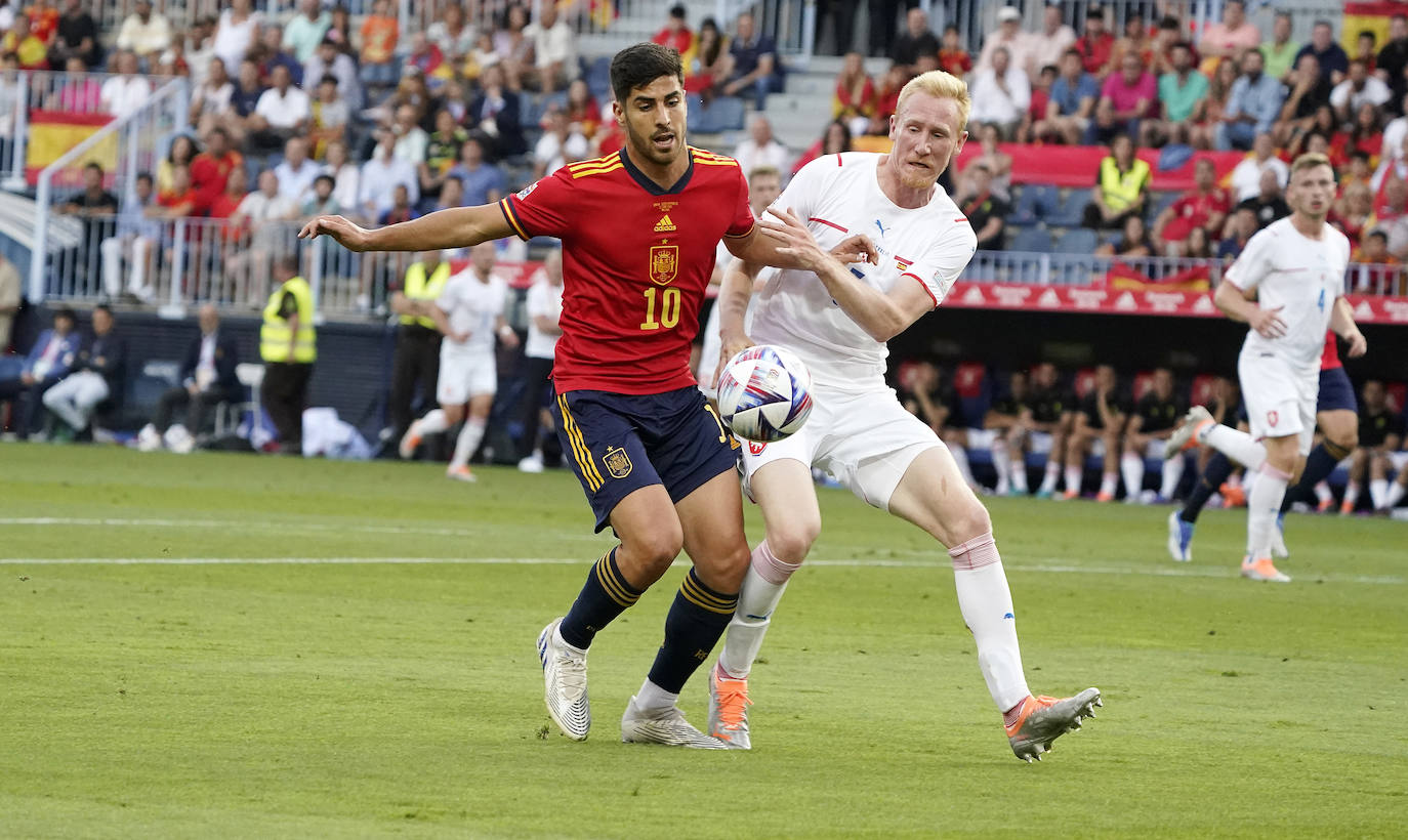 La Rosaleda, llena para ver a La Roja en este partido de Liga de Naciones