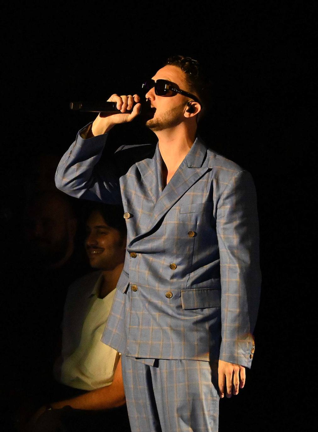 C. Tangana, durante su espectáculo de este sábado. 