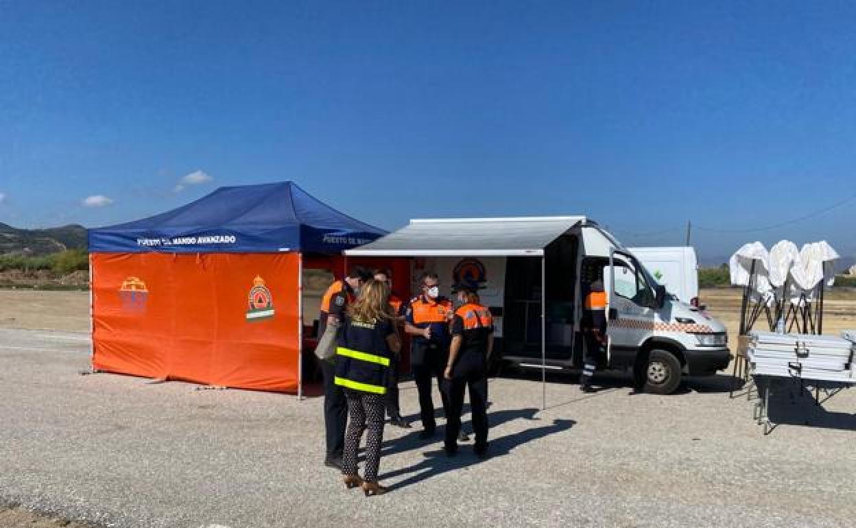 Simulacro de emergencias de Protección Civil