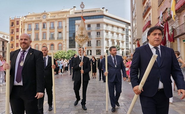 Representación de la Cofradía del Rocío, corporación de carácter sacramental. 