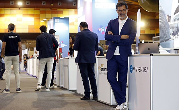 Frank Moreno, responsable de marketing de Viviendea, durante DES 2022 celebrado en Málaga. 