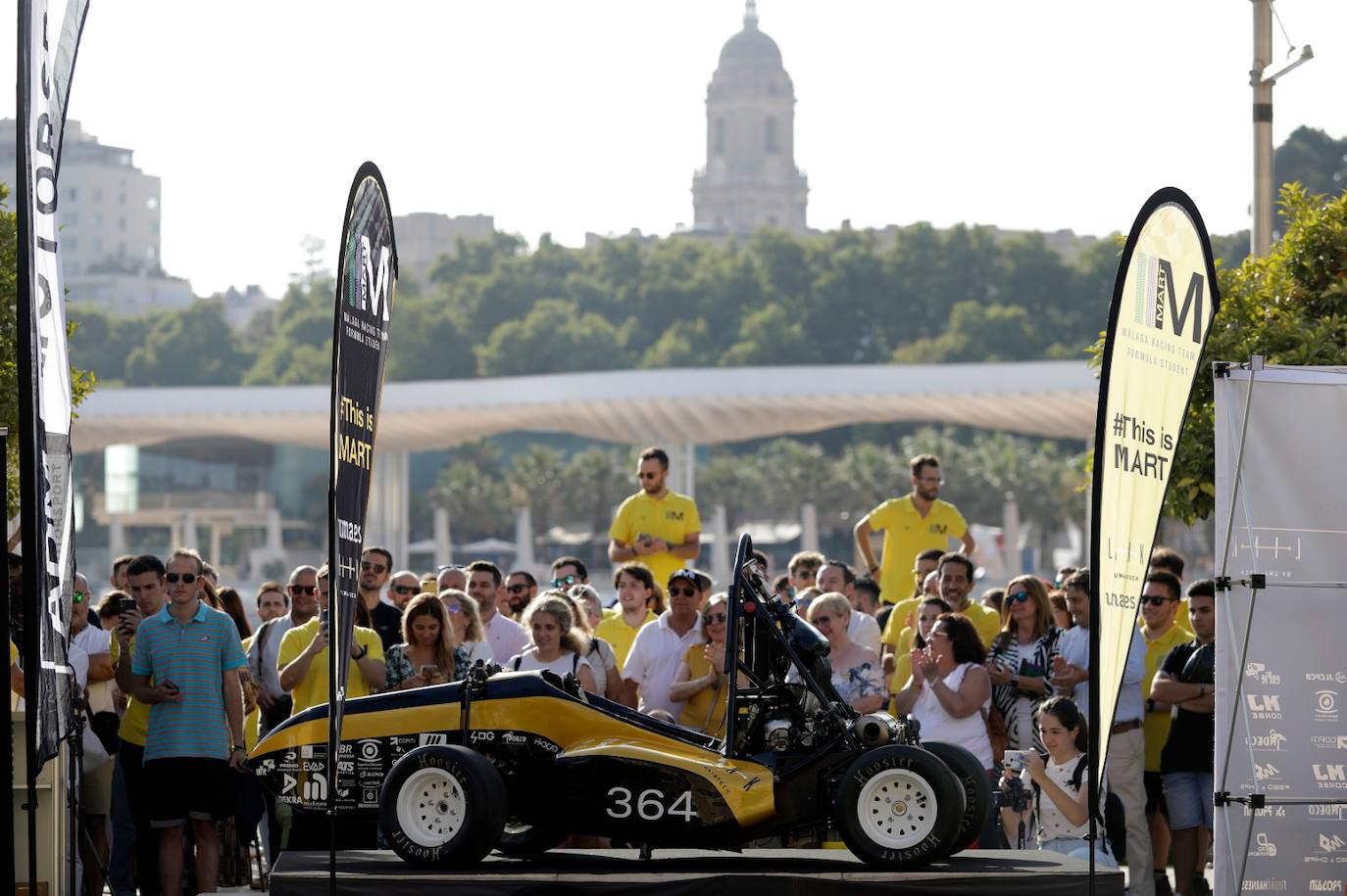 Presentación del monoplaza Malaga Racing Team. 