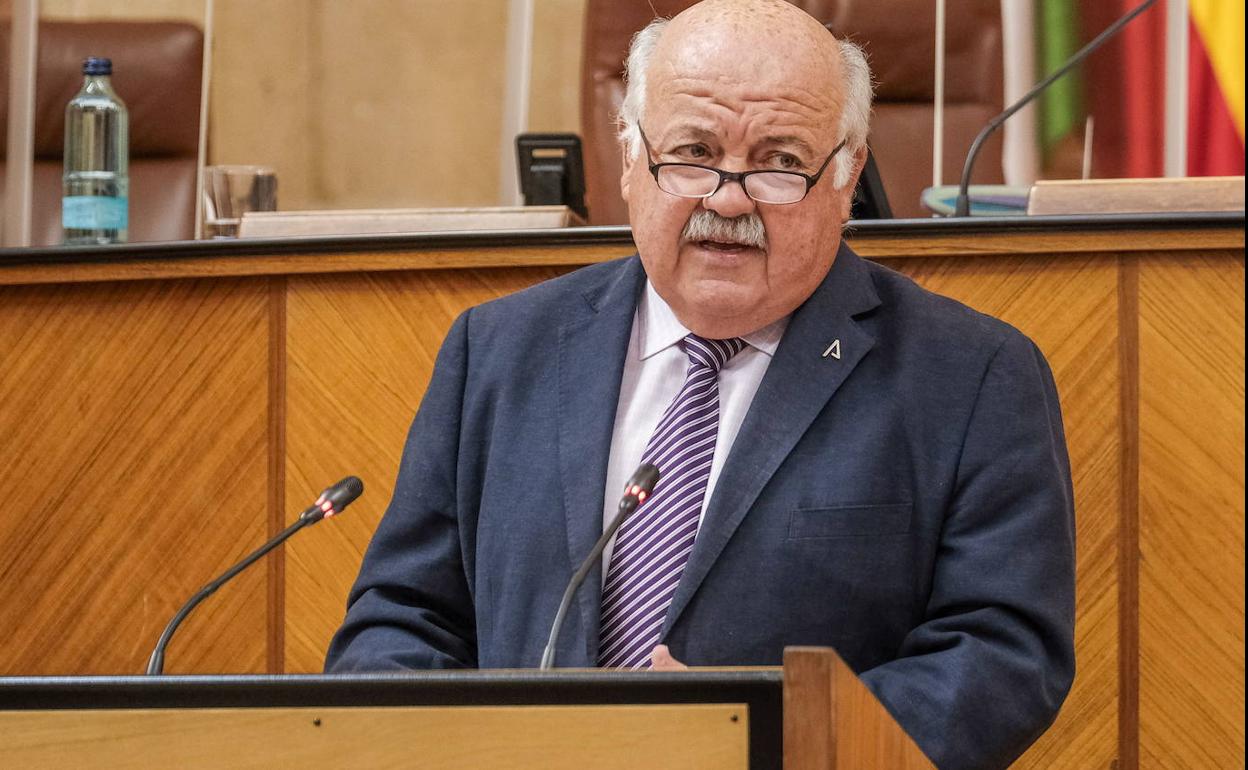 Jesús Aguirre, consejero de Salud de Andalucía. 