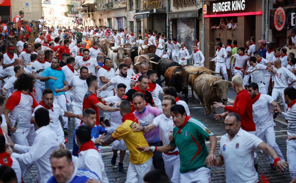 Así ha sido el primer encierro de San Fermín 2022