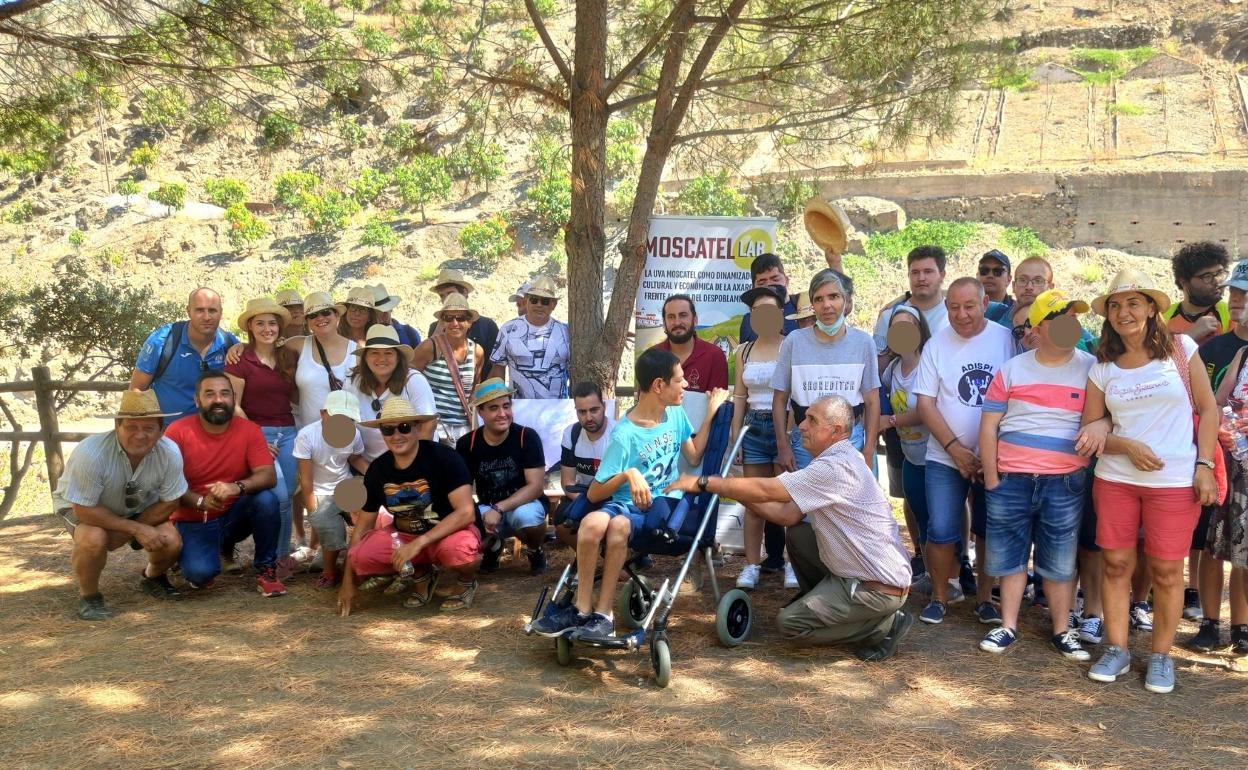 Los participantes en la jornada celebrada este sábado en El Borge. 